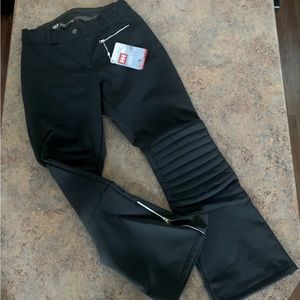 NWT Helly Hansen Ski Pant, Women’s M, Insulated Softshell Stretch fabric, Black